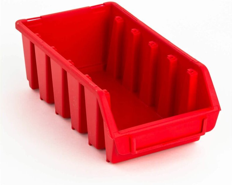 ADB Sichtlagerkasten Gr2L rot Stapelbox Sichtlagerboxen Lagerbox 212x116x75 mm