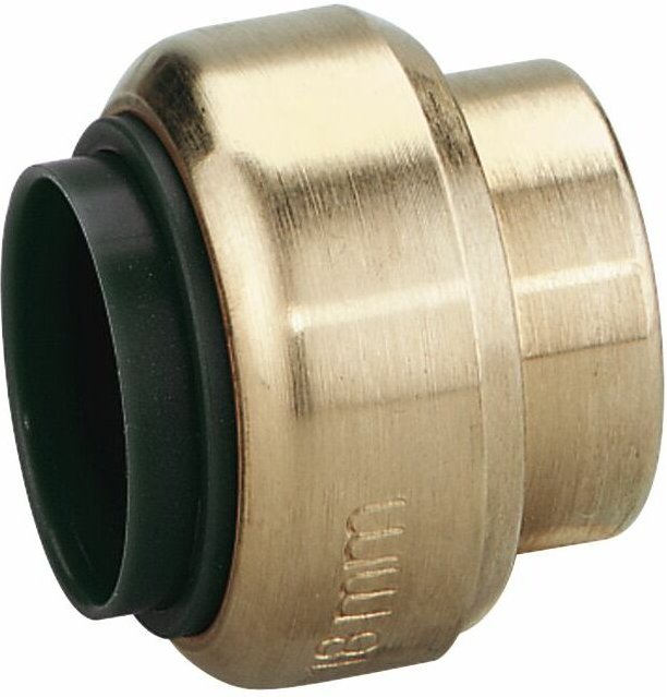 Blindkappe für 18 mm Druckluftrohr - Schneider