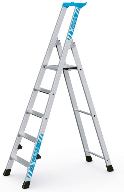 Stufen-Stehleiter Nova s 5 Stufen 42455 Zarges