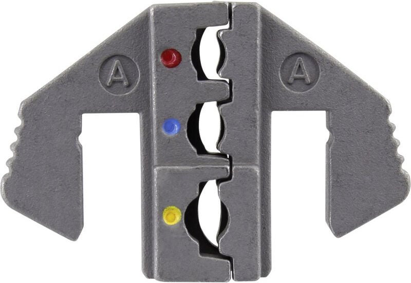 PLE-0A Crimp-Einsätze Isolierte Kabelschuhe, Isolierte Flachstecker Quetschbereich: 0.5 bi - Toolcraft