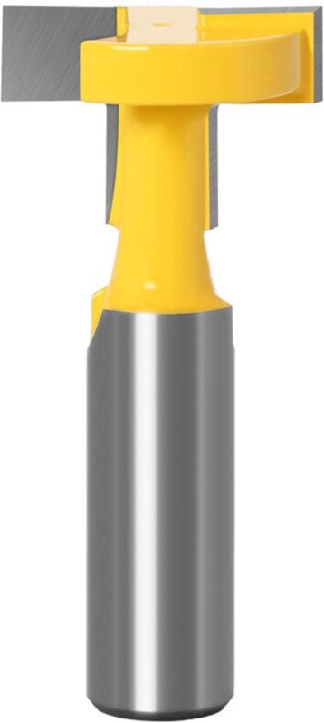 Thumbnail - T-Track-Nutfräser, T-Track-Nutfräser, 12-mm-Schaft, Hartmetall-Nutfräser für die Holzbearbeitung, Fräsen