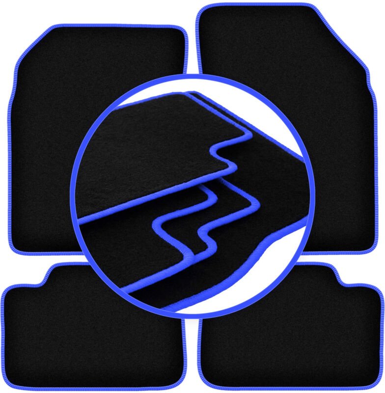 CARLUX-BLUE Autofußmatten für: Nissan Micra K11 Fließheck (1992-2003)