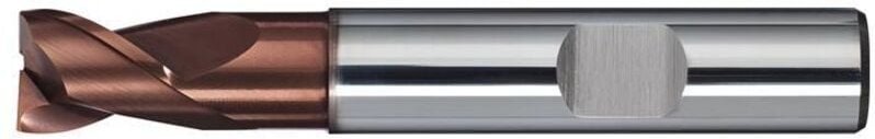 Bohrnutenfräser din 6527 k Typ n Nenn-Ø 18 mm vhm TiAlN din 6535 hb Schneidenanzahl 2 kurz