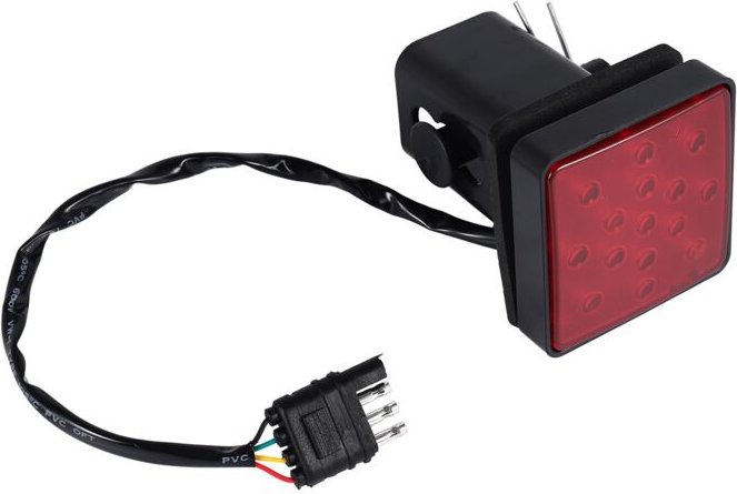 Thumbnail - Rote 15 led 2 AnhäNger AnhäNgerkupplung Schlepp EmpfäNger Abdeckung Bremslicht mit Pin 12V