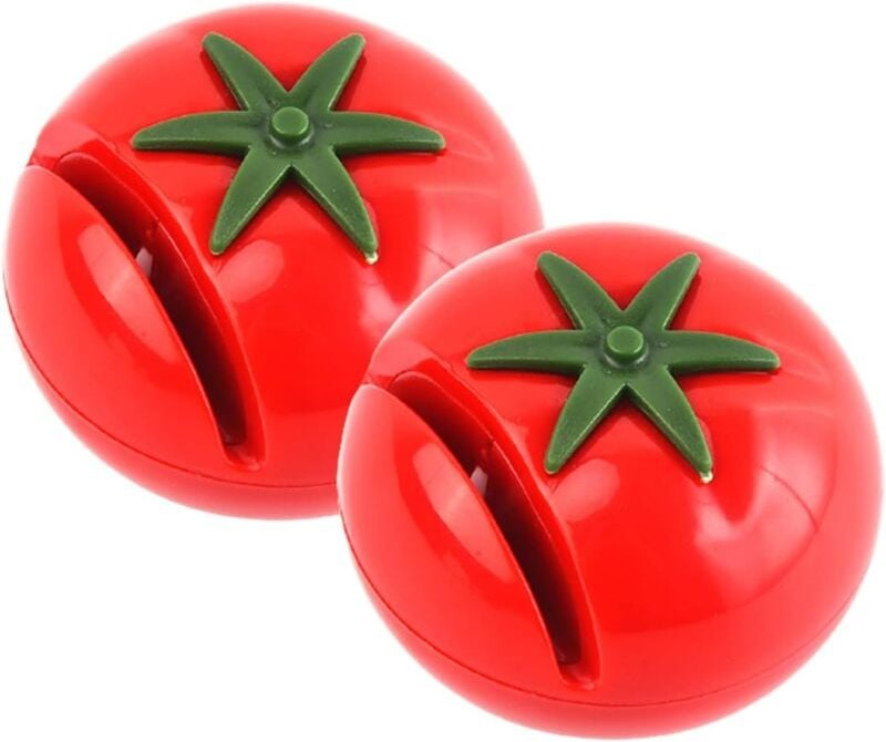 Aougo - Tragbarer Messerschärfer, 2 Stück, Mini-Tomatenwerkzeug, Messerschärfer, manueller Schärfer, Küchenutensilien fü...