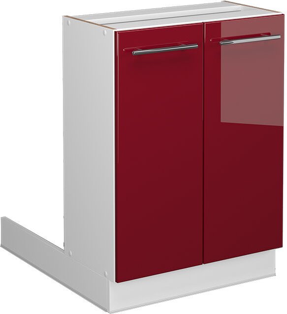 Vicco - Kücheninsel Fame-Line, Bordeaux Hochglanz, 60 cm ohne Arbeitsplatte