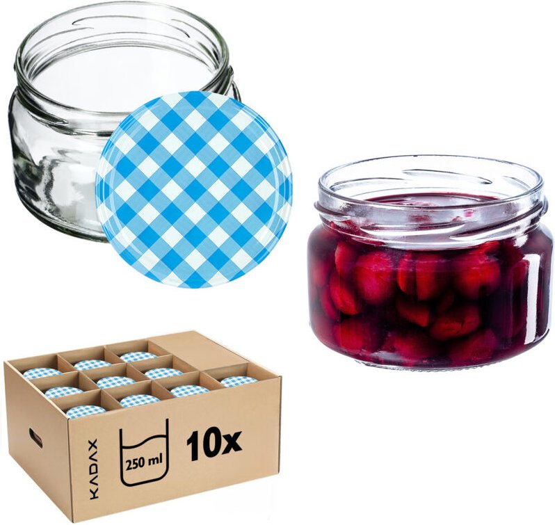 KADAX Glas Klara 250ml fi82 TO-250/1 Packung mit 10 Stück