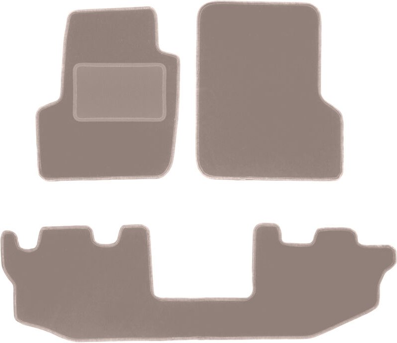 Beige Velours-Fußmatten für: Jeep Wrangler TJ SUV (1996-2006)