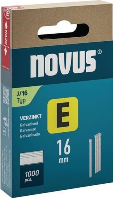 Steinel Novus e Typ j Nägel 1000 Stück 16mm - 044-0089