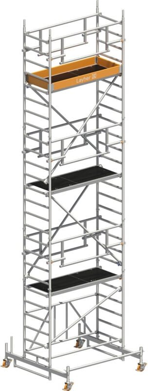 Layher Rollgerüst ZIFA P2 Safety Plus mit Doppelgeländer 7,76 AH