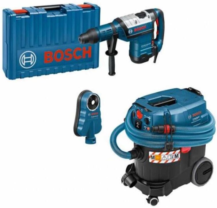Bosch Maschinen-Set Bohrhammer GBH 8-45 DV + Industriesauger GAS 35 M AFC + GDE 68