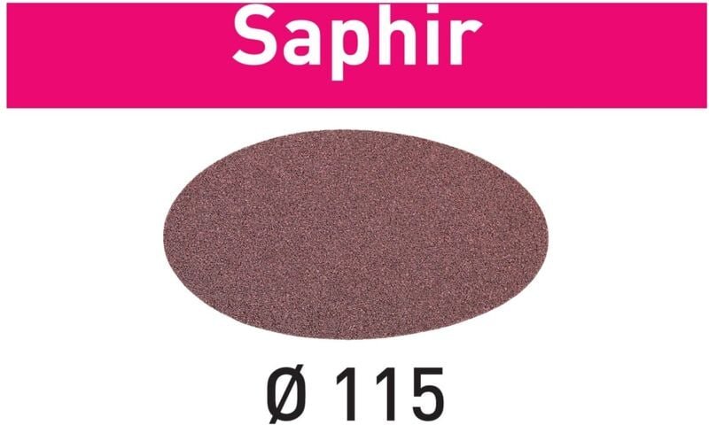 Schleifscheibe stf D115/0 P80 SA/25 Saphir - Festool