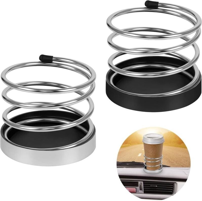 Getränkehalter fürs Auto, 2 Stück, Getränkehalter fürs Auto, Getränkehalter aus Eisen, Flaschenhalter für Auto, lkw, uni...