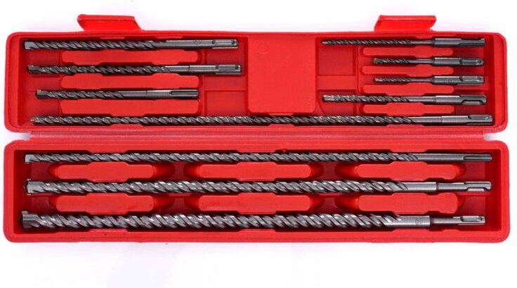 SDS-Bohrer für Stein und Beton, 11-tlg., KD984