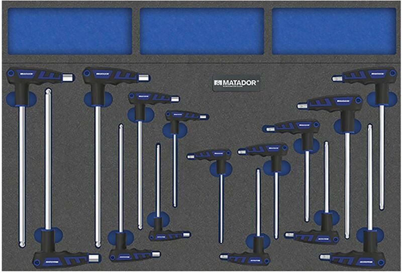 MTS T-Griff-Schlüssel, 15-tlg., 2-10/TX 10-45 (1/3