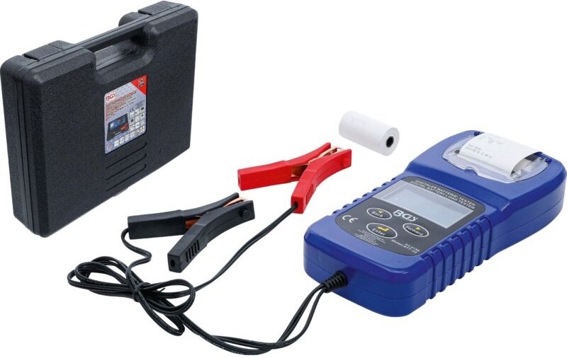 Digitaler Batterie- und Ladesystem-Tester mit Drucker