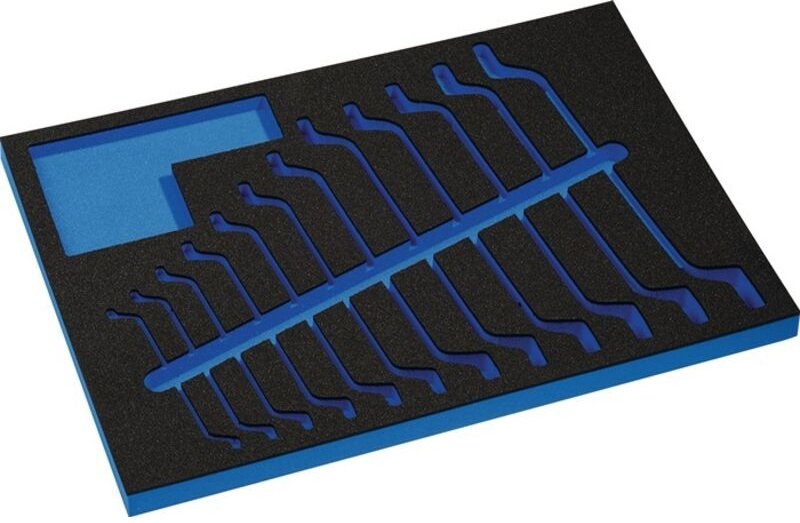 Werkzeugmodul Leereinlage 3/3-Modul 4000 871 233, 12-teilig