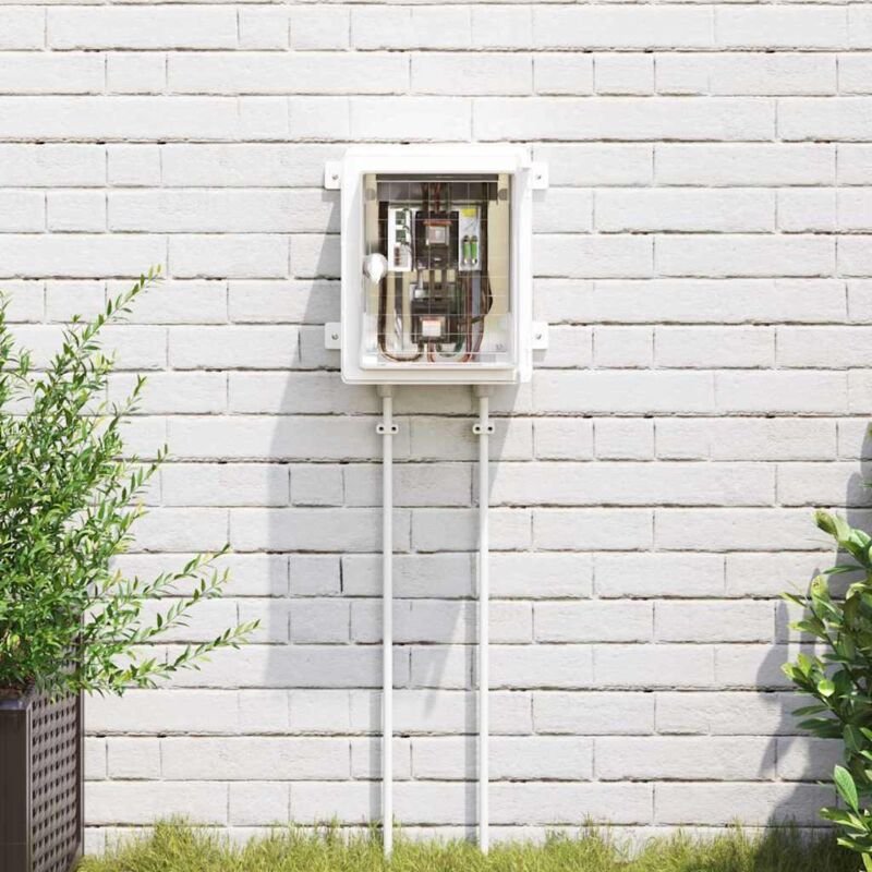 Steuerschrank Grau 25 x 13 x 30 cm Plastik Vidaxl