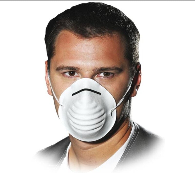 50 Stk. weiße Einwegmasken