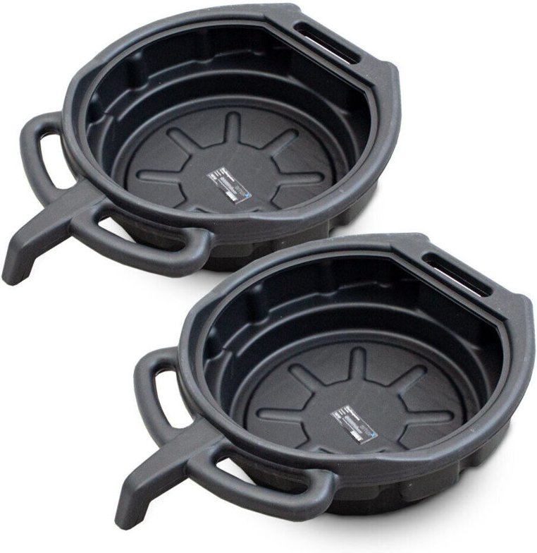 Bituxx - 2x Ölauffangwanne 10L Universal-Auffangwanne Mehrzweckwanne Ölauffangbehälter Ölwanne Öl Wechsel laugen- und sä...