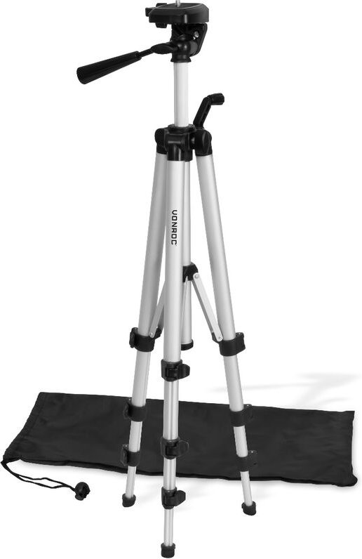 Messwerkzeug-Stativ 37 - 110 cm - Stativ – Universal ¼" – Baustativ – Laserstativ – Inkl. Aufbewahrungstasche
