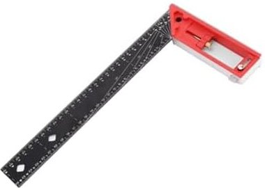 Csparkv - Mehrwinkel-Messlineal, rechtwinkliges Lineal für die Holzbearbeitung für Tischler, professionelles Zeichnen un...