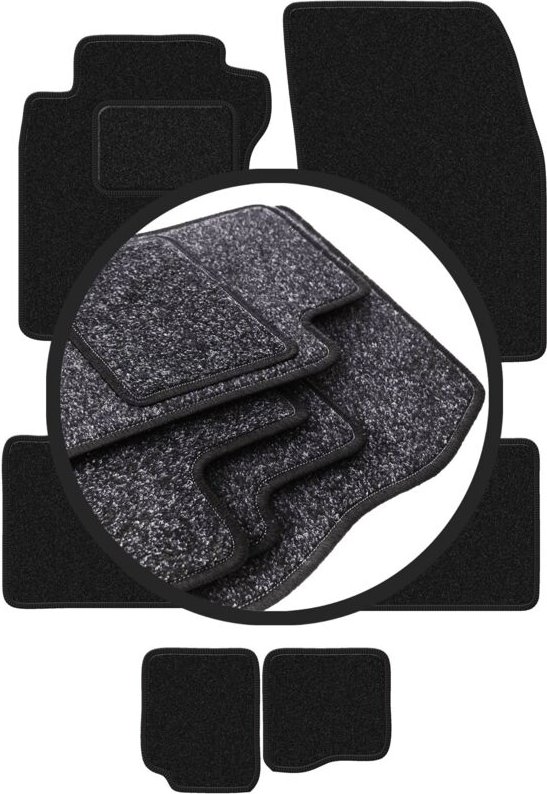 ANTHRA Autofußmatten für: Nissan X-Trail III T32 7-Sitzer (2014-2017)