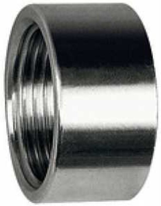 Thumbnail - Muffe, rund, kurze Ausführung, g 1, Edelstahl 1.4408 - Riegler