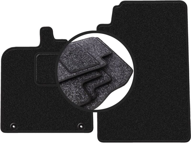 ANTHRA Autofußmatten für: Smart ForTwo II Fließheck (2007-2014)