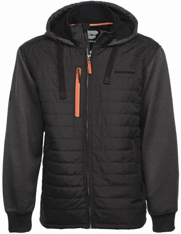 Hybridjacke yari Bosseur schwarz/grau meliert - Größe m - 11498-001
