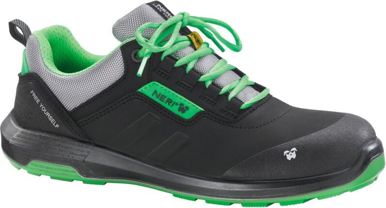 Neri - Street L7 S3 src esd Sicherheitsschuhe - - Schwarz / Grün