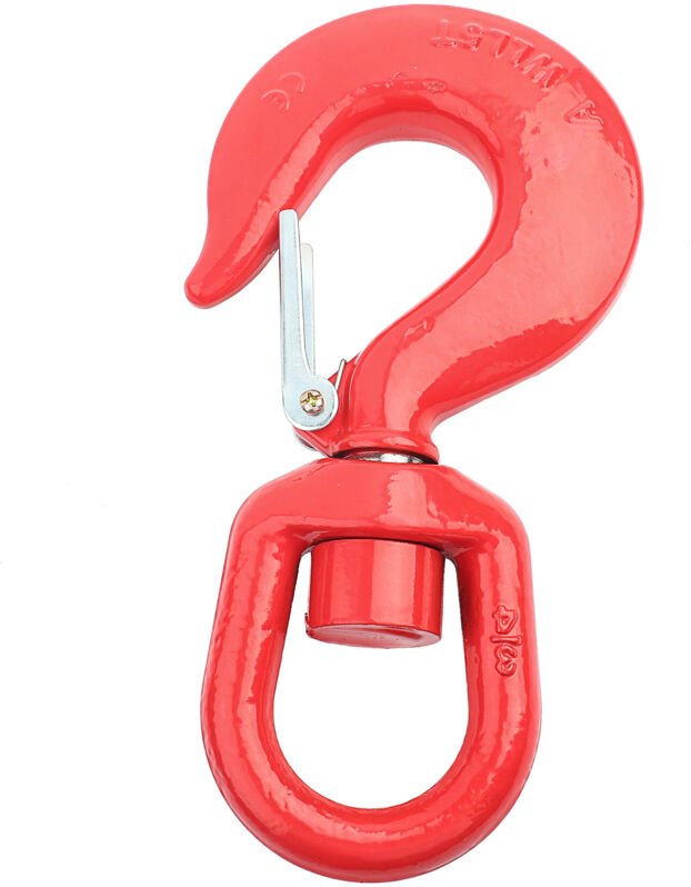 Kranhaken, drehbares Auge, legierter Stahl, Schwerkraft-Takelage, Hebeindustrie, Schiffbau, runder Haken, 5T - Eosnow