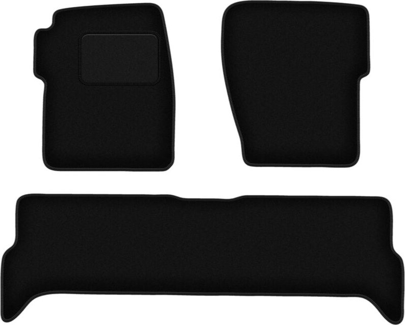 Schwarze Veloursmatten für: Land Rover Discovery II Offroad (1998-2004)