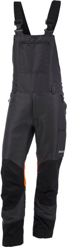 KOX - Schnittschutz Latzhose Duro 3.0 Anthrazit/Orange Größe 102 schlank und groß