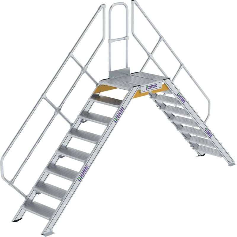 Günzburger Steigtechnik - berstieg 45° Stufenbreite 600 mm 8 Stufen - 600938