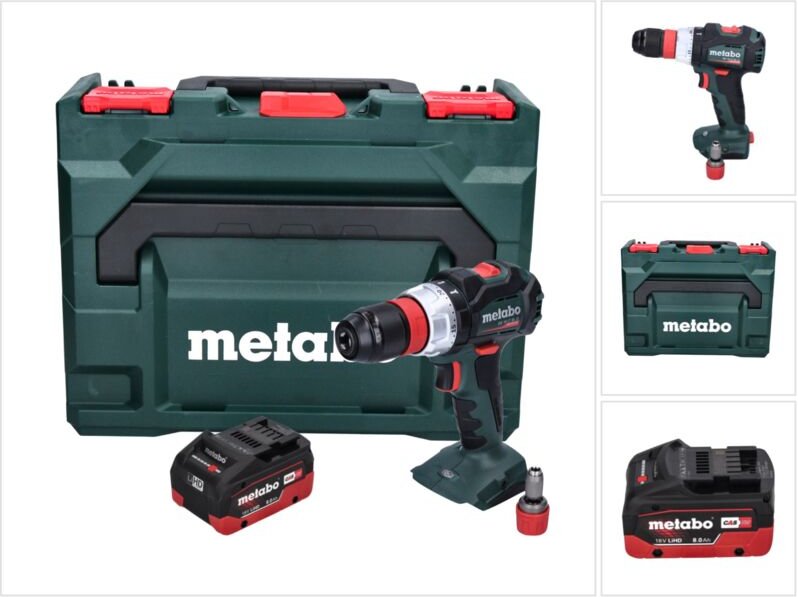 Metabo - bs 18 lt bl q Akku Bohrschrauber 18 v 75 Nm Brushless + 1x Akku 8,0 Ah + x - ohne Ladegerät