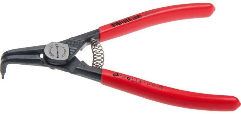 Thumbnail - Sicherungsringzange gebogen A31 210mm Außen - Format