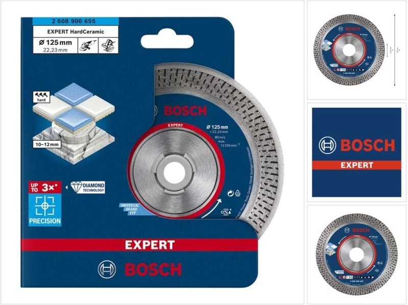 Bosch - Professional dia ts HardCeramic 125x22.23x1.4x10 exp (2608900655)