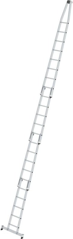 Günzburger Steigtechnik - Sprossen-Glasreinigerleiter mit nivello-Traverse 4tlg. - 011023