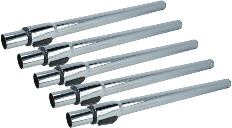 Thumbnail - vhbw 5x Staubsaugerohr kompatibel mit Hitachi CV-T885 Staubsauger - 32 mm Anschluss, 58 - 96 cm lang verchromt