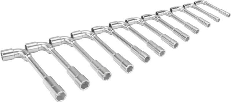 Metrischer, gekröpfter Doppelsteckschlüssel-Satz mit 12x6-Punkt-Dynamic-Drive-Profil - 12 Stück/Packung - Bahco