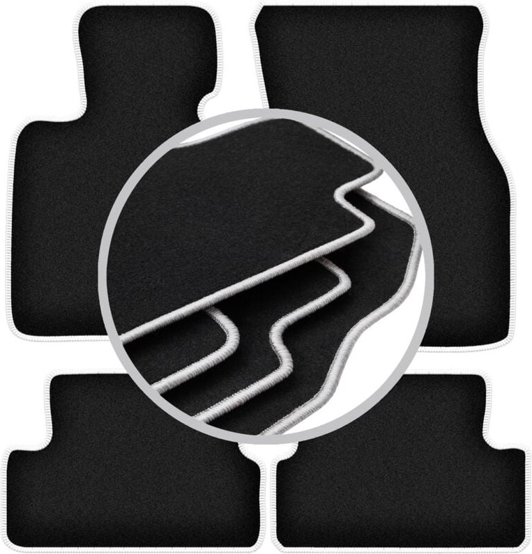 CARLUX-SILVER Autofußmatten für: Mini Countryman Fließheck (2014-)