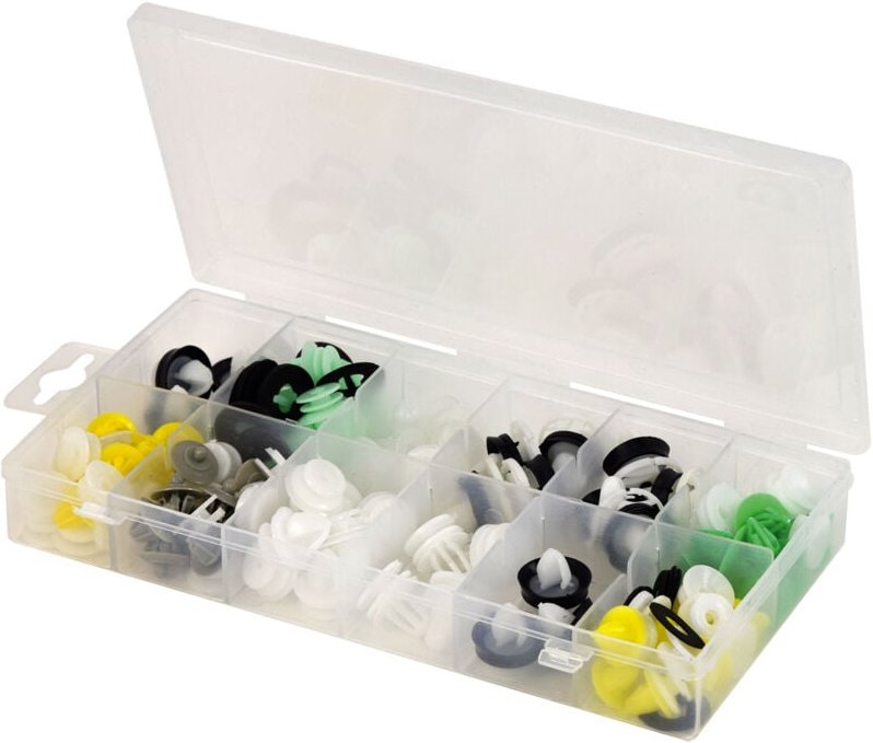 Autobest - Heftklammern-Set für Türverkleidungen von Renault & Dacia 85 Stück