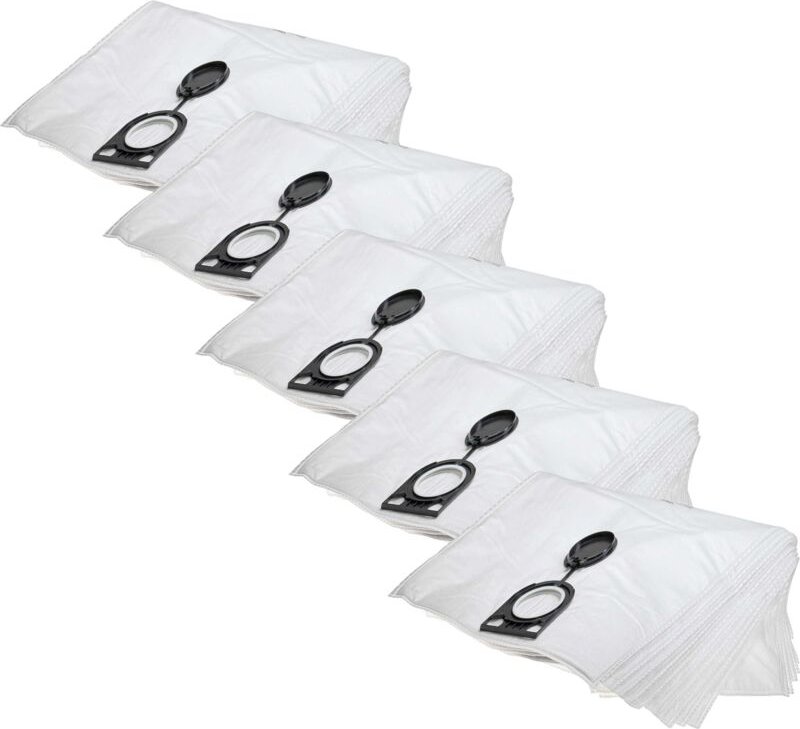 50x Staubbeutel kompatibel mit Harnisch+Rieth d-le 255 s Staubsauger - 43cm x 32cm Weiß - Vhbw