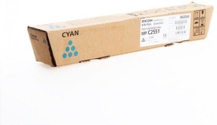 Thumbnail - Ricoh Toner 842064 Cyan - Originaltoner für Ricoh MPC Drucker