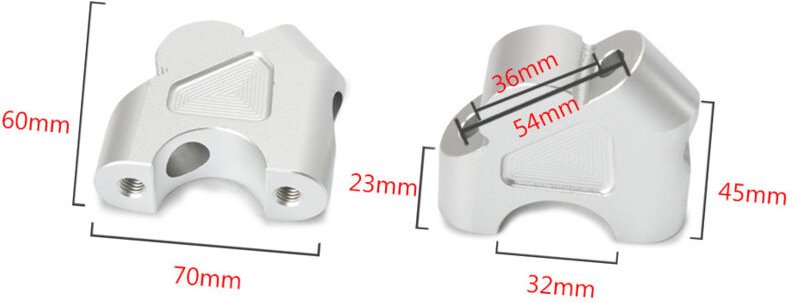 Zoternen - Ersatz-Lenkerhalterung für bmw R1200GS lc Adventure r 1200GS Rallye 1200 gs R1250GS 1G13 K50