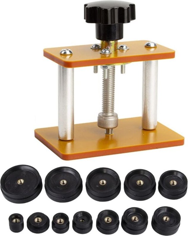 Ej.life - Uhren-Press-Set, Uhren-Reparatur-Werkzeug-Set, Uhrengehäuse-Schließer, Uhren-Batterie-Ersatz, Uhren-Öffner, Ge...