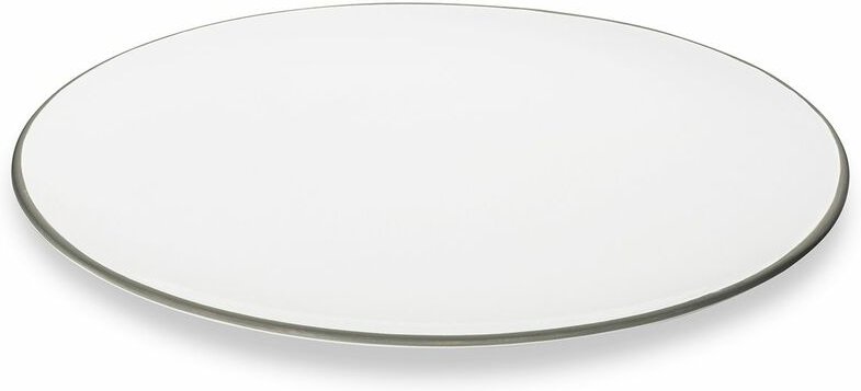 Gmundner Keramik - Grauer Rand, Platte oval (28x21cm)