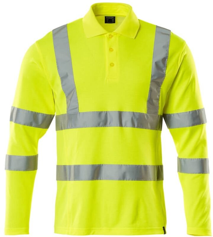 Mascot Warnschutz Polo-Shirt SAFE CLASSIC langarm 18283 Gr. 4XL warngelb