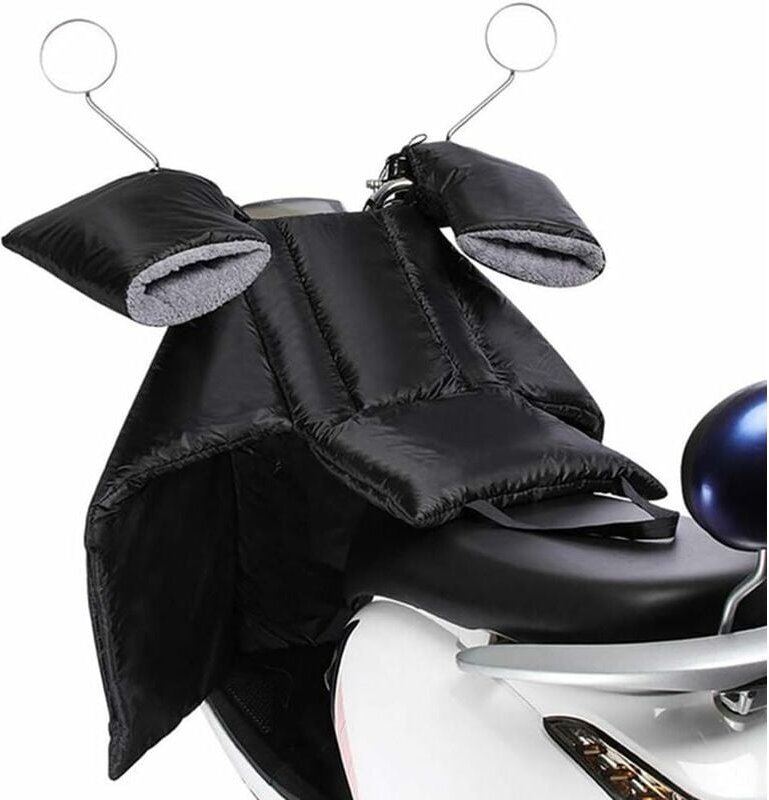 CHOYCLIT Scooter-Beinabdeckung, Schürzenschutz mit Lenkerhülle, Scooter-Kälte- und Regenschutzabdeckung, universelle Sco...